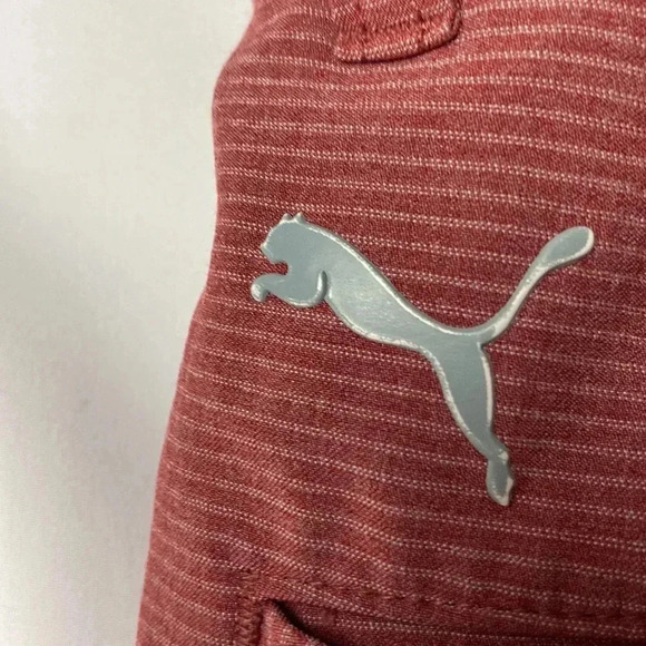 PUMA MENS SHORTS SIZE 32 RED PIN STRIPE GOOD CLEAN CONDITION - Picture 7 of 12